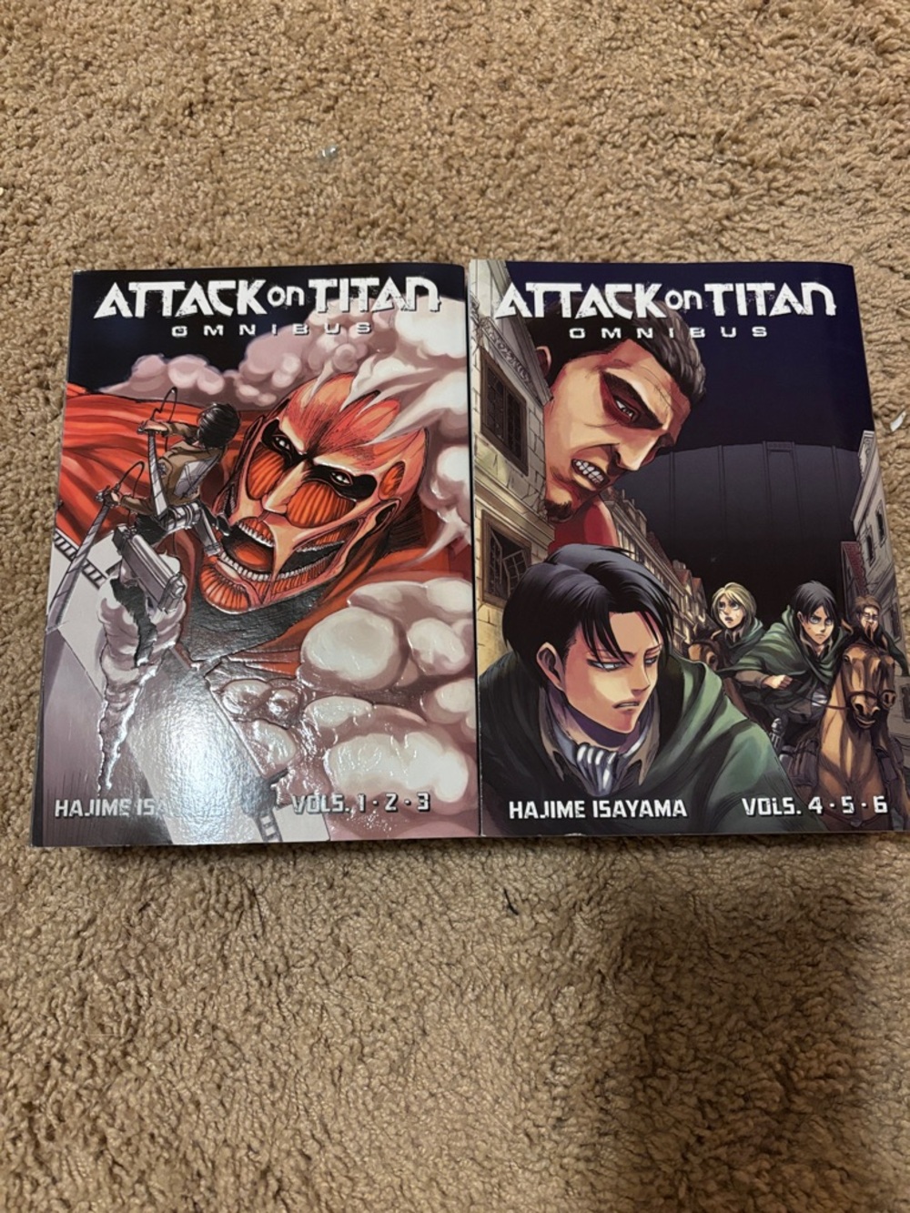 Attack On Titan Omnibus Bundle - 2 Books/1-6